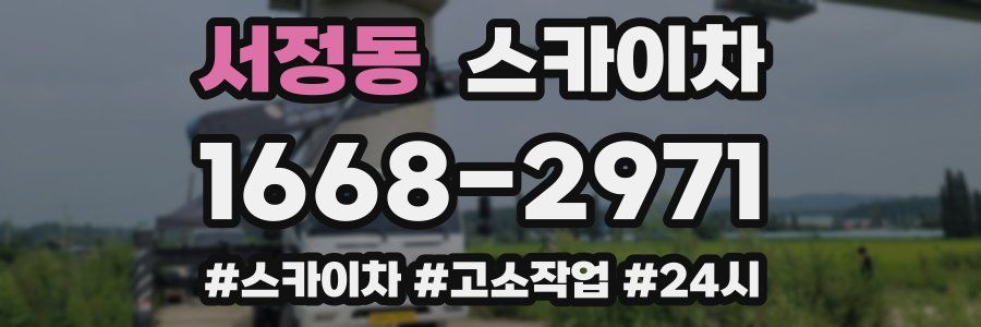 서정동 스카이차