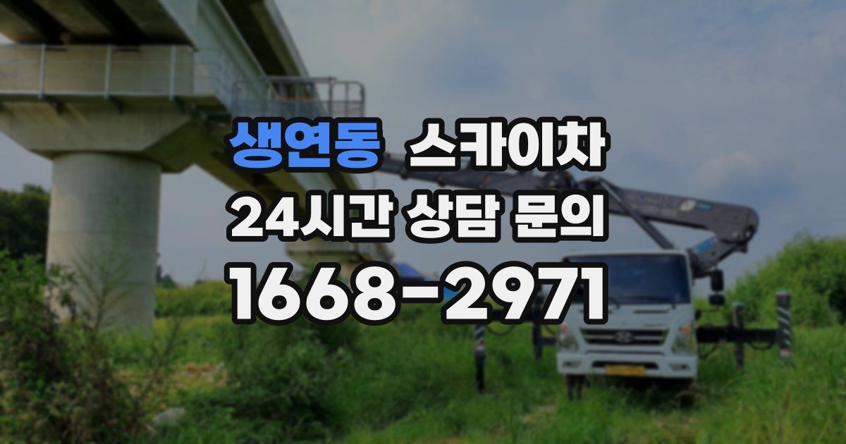 생연동 스카이차