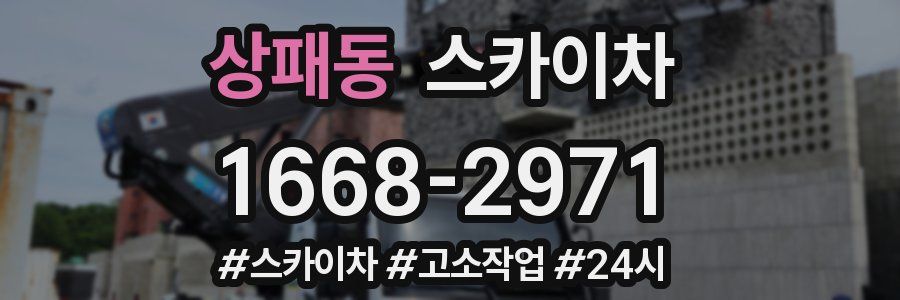 상패동 스카이차