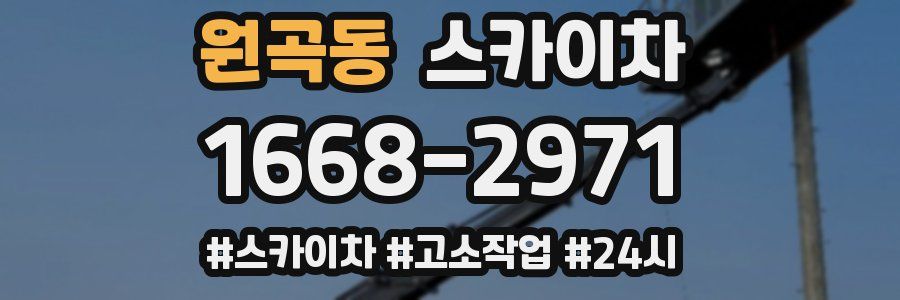 원곡동 스카이차