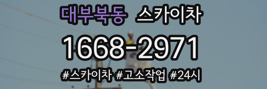 대부북동 스카이차