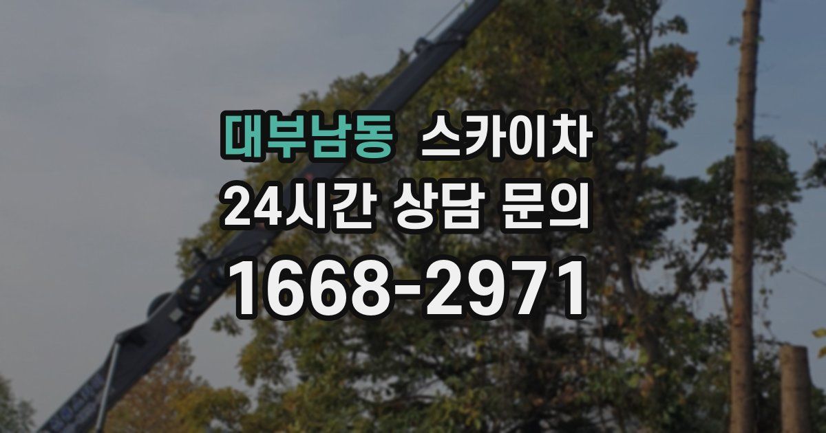 대부남동 스카이차