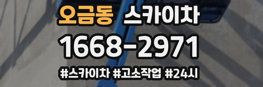 오금동 스카이차