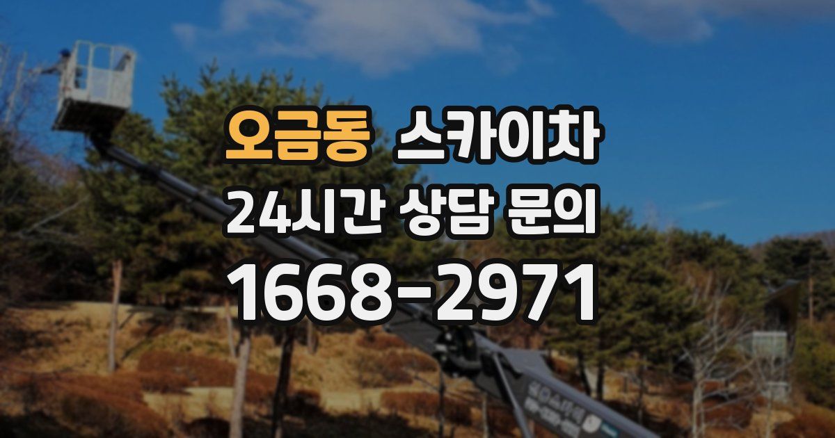 오금동 스카이차