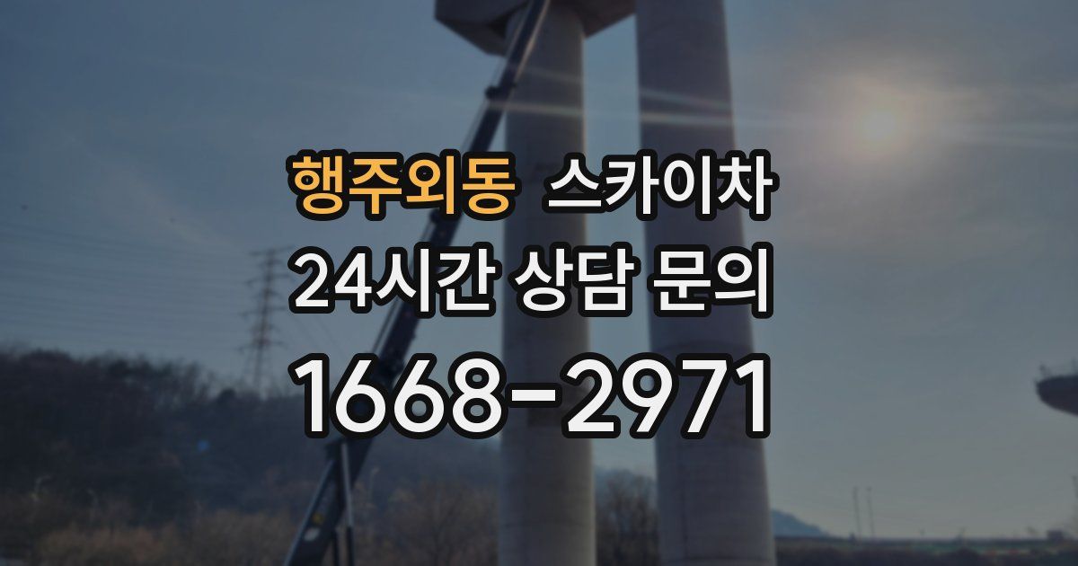 행주외동 스카이차