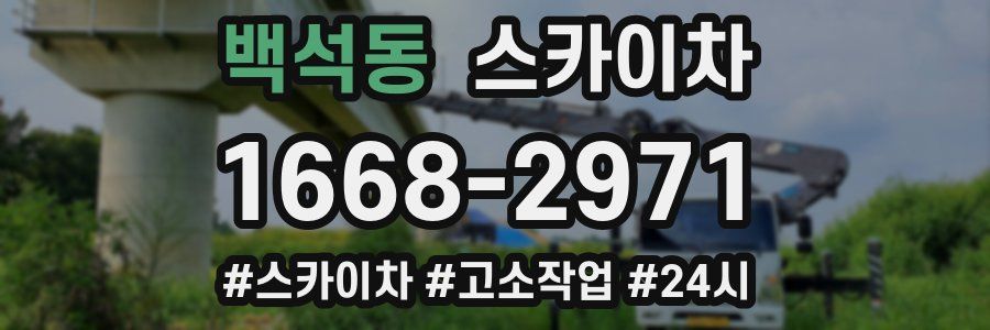 백석동 스카이차