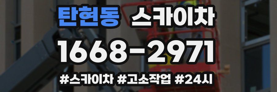 탄현동 스카이차