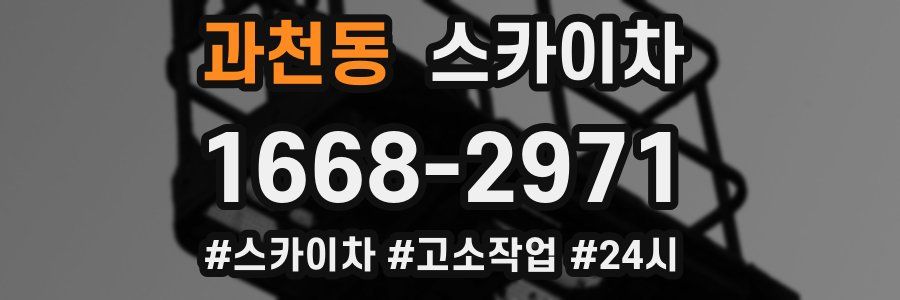 과천동 스카이차