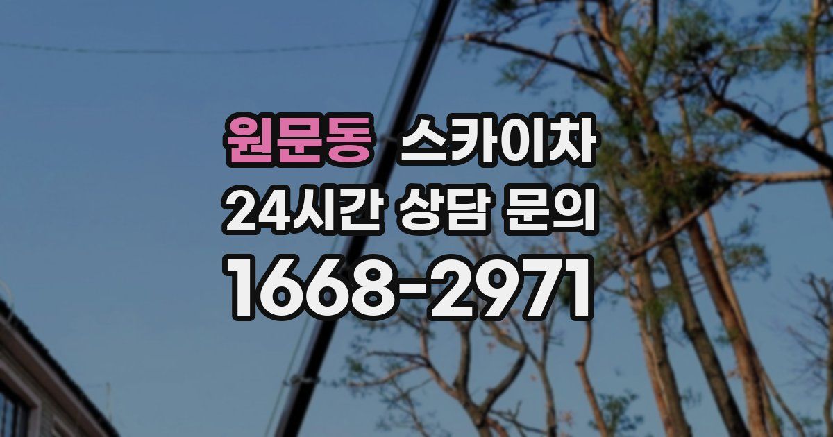 원문동 스카이차