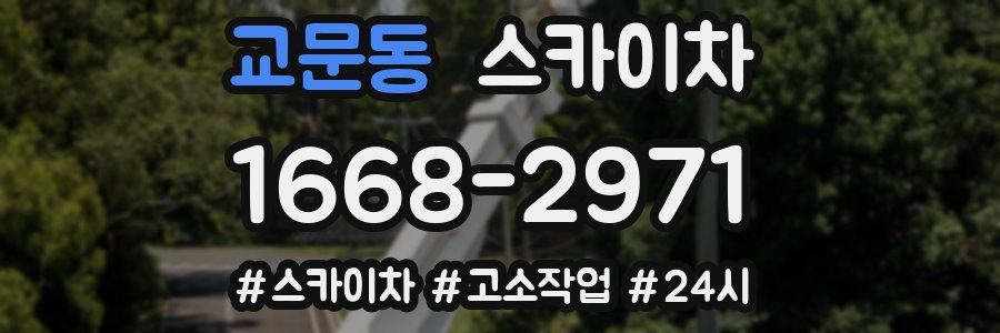 교문동 스카이차