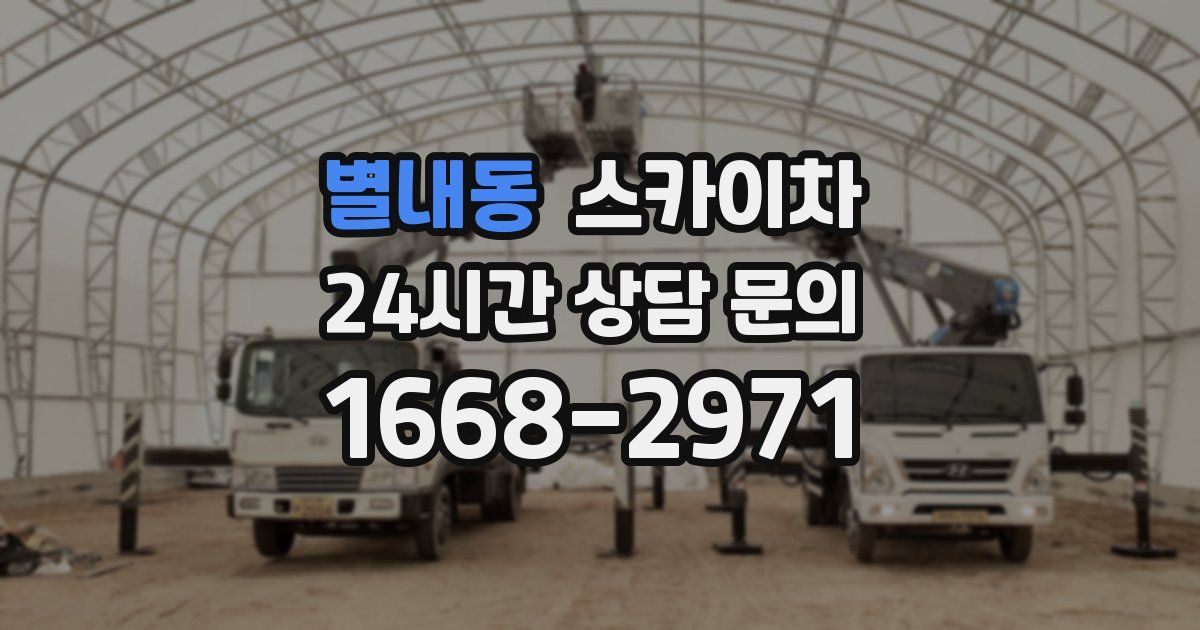 별내동 스카이차