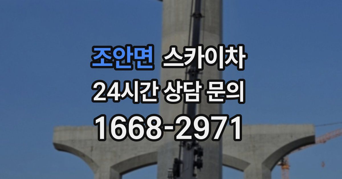 조안면 스카이차