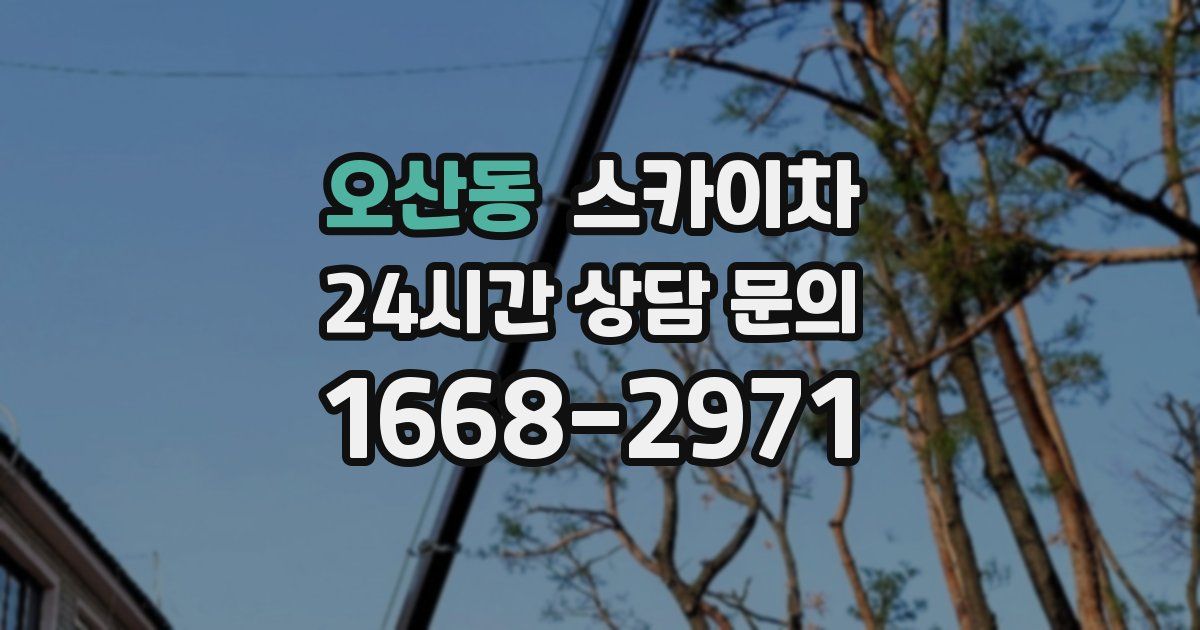 오산동 스카이차