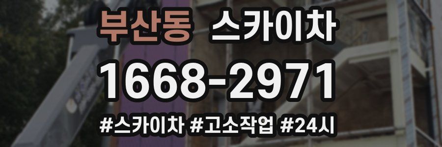 부산동 스카이차