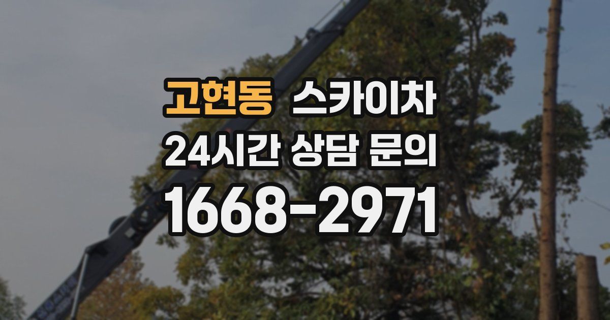 고현동 스카이차