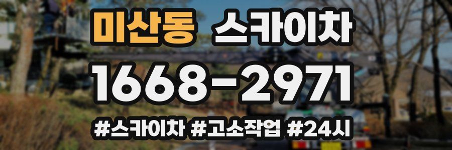 미산동 스카이차