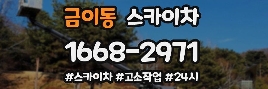 금이동 스카이차