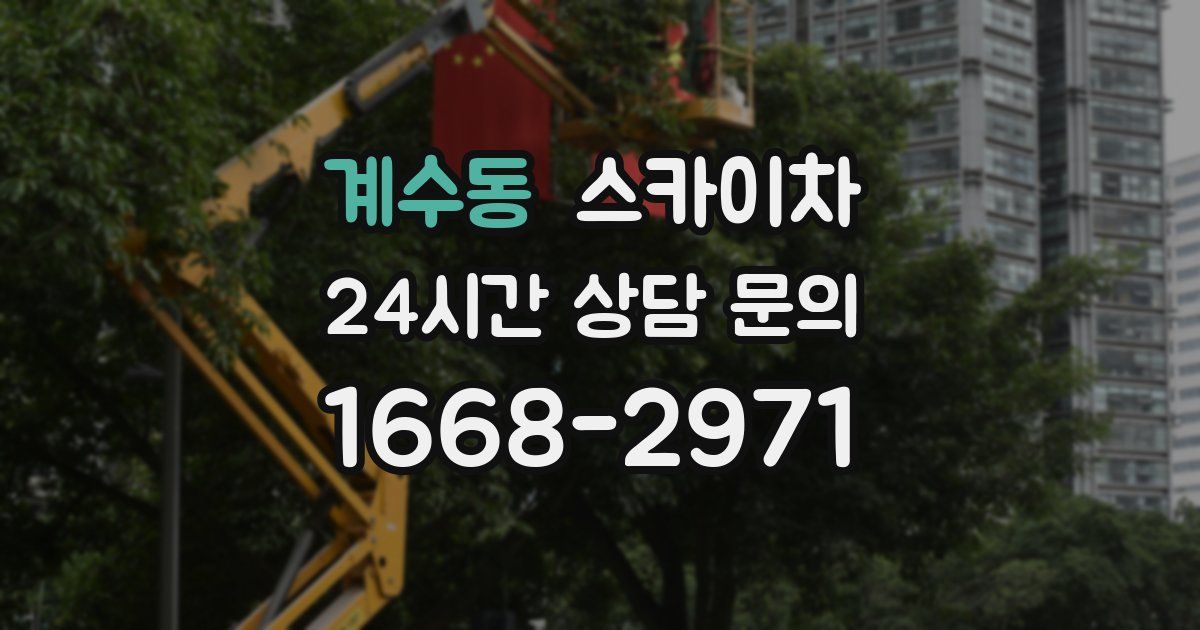 계수동 스카이차