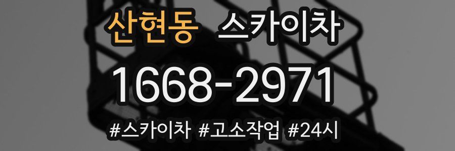 산현동 스카이차