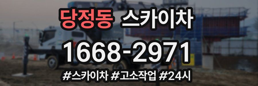 당정동 스카이차