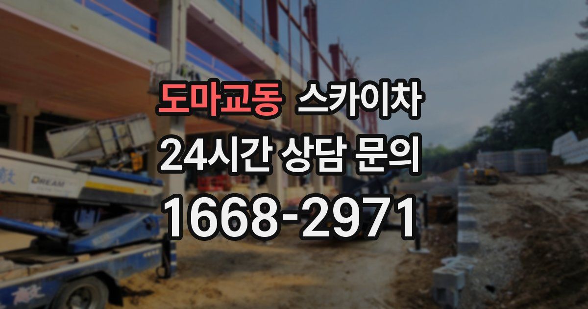 도마교동 스카이차