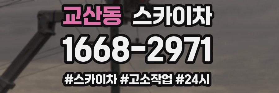 교산동 스카이차