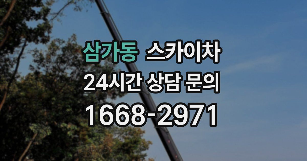 삼가동 스카이차