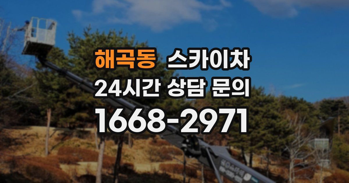 해곡동 스카이차