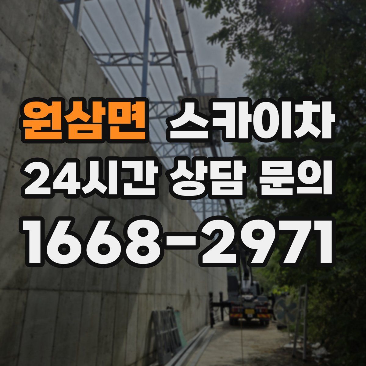 원삼면 스카이차