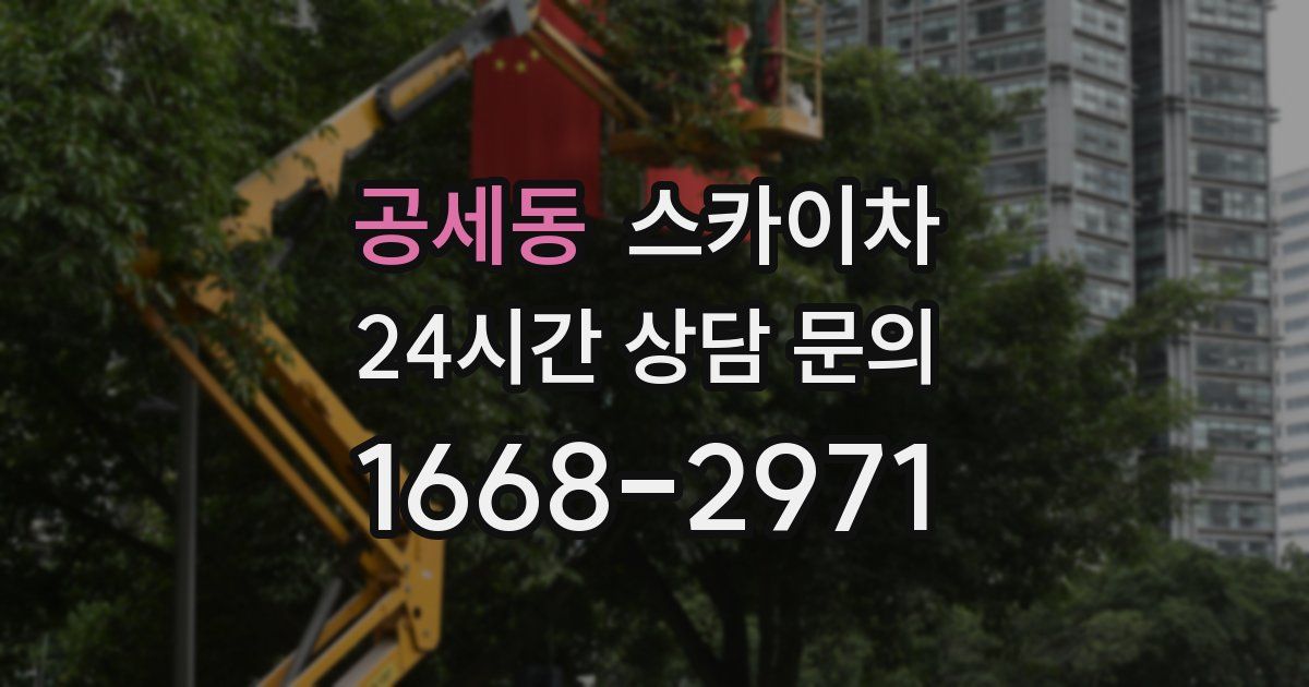 공세동 스카이차