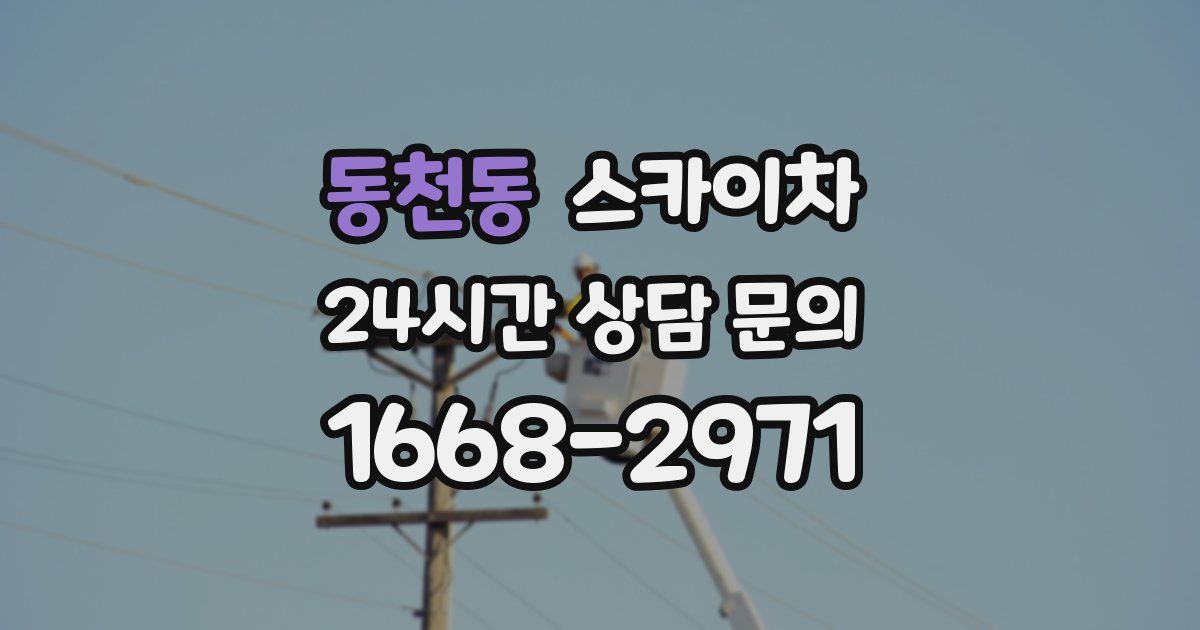 동천동 스카이차