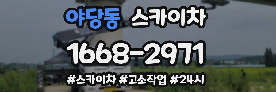 야당동 스카이차