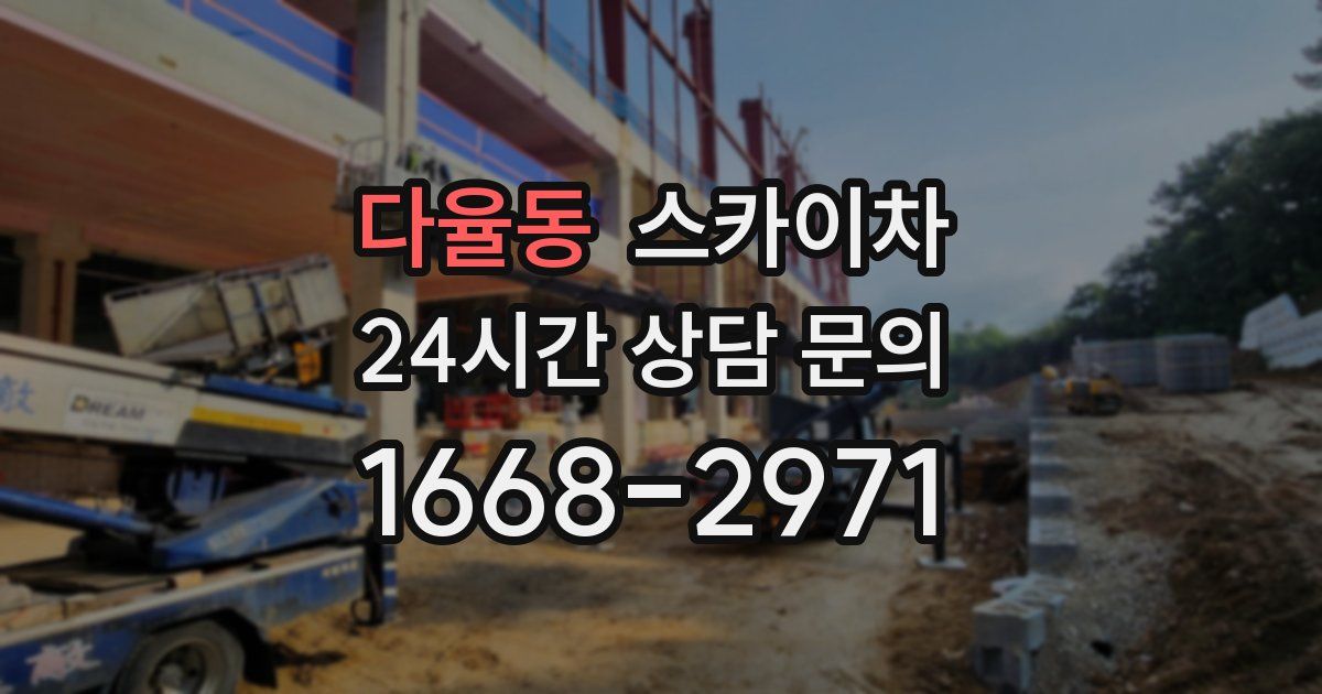 다율동 스카이차