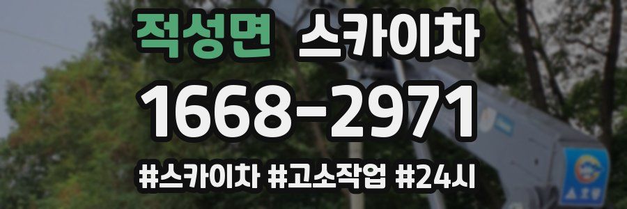 적성면 스카이차