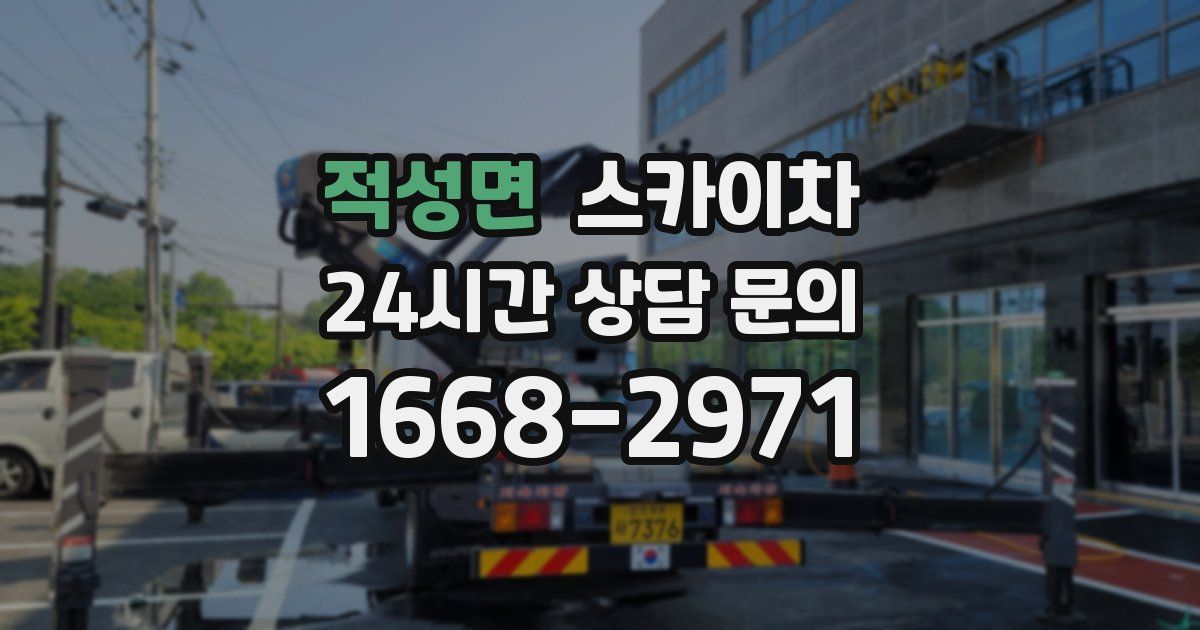 적성면 스카이차