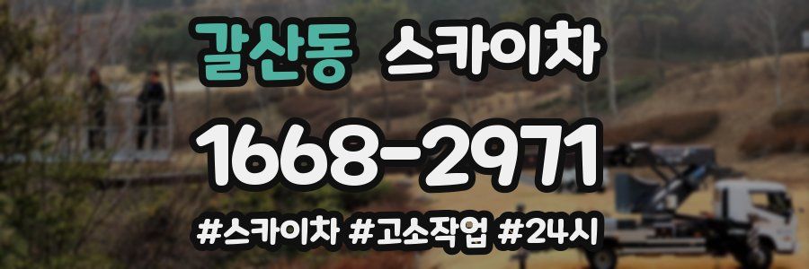 갈산동 스카이차