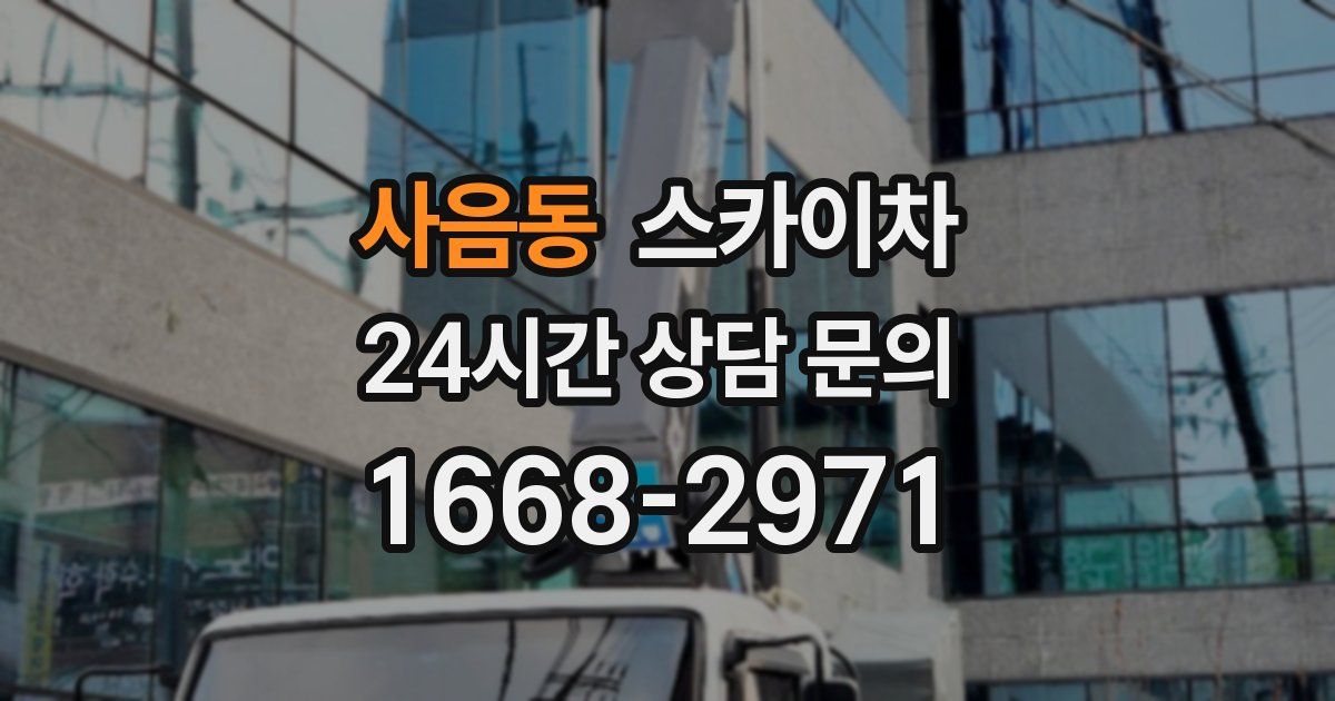 사음동 스카이차