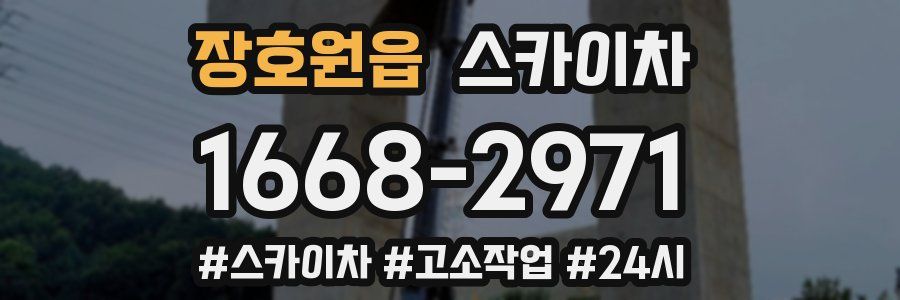 장호원읍 스카이차