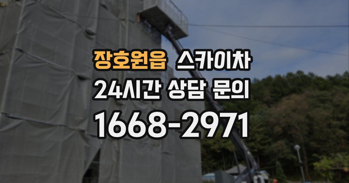 장호원읍 스카이차