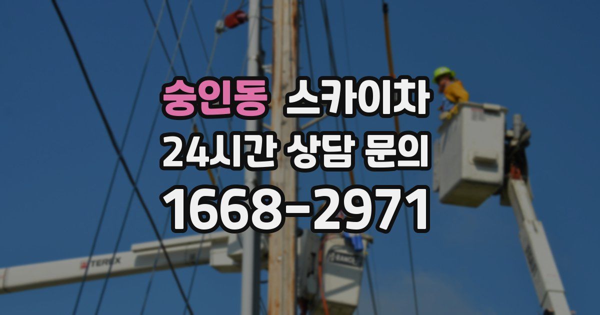 숭인동 스카이차