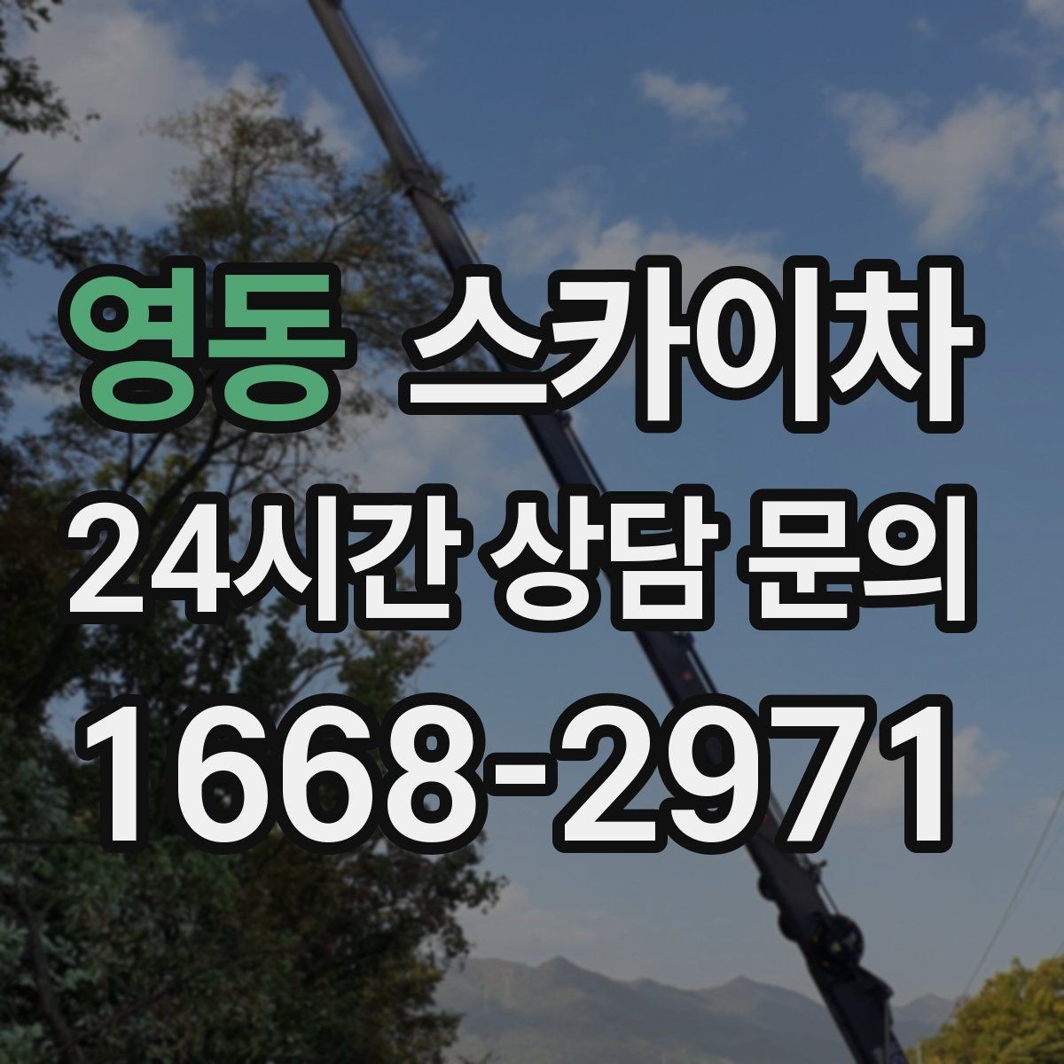 영동 스카이차 주차 통제 협조가 필요한 이유