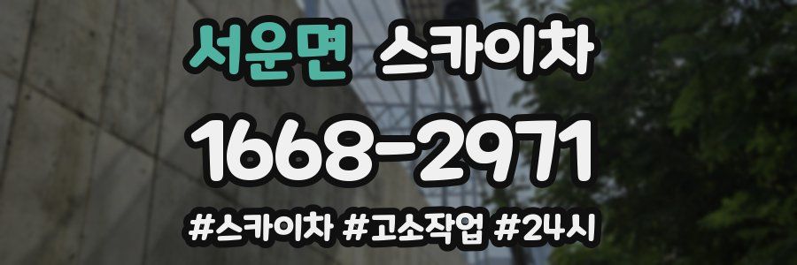 서운면 스카이차