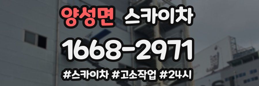 양성면 스카이차