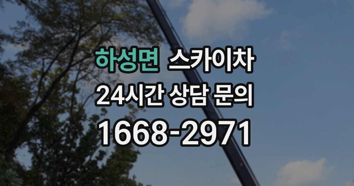 하성면 스카이차