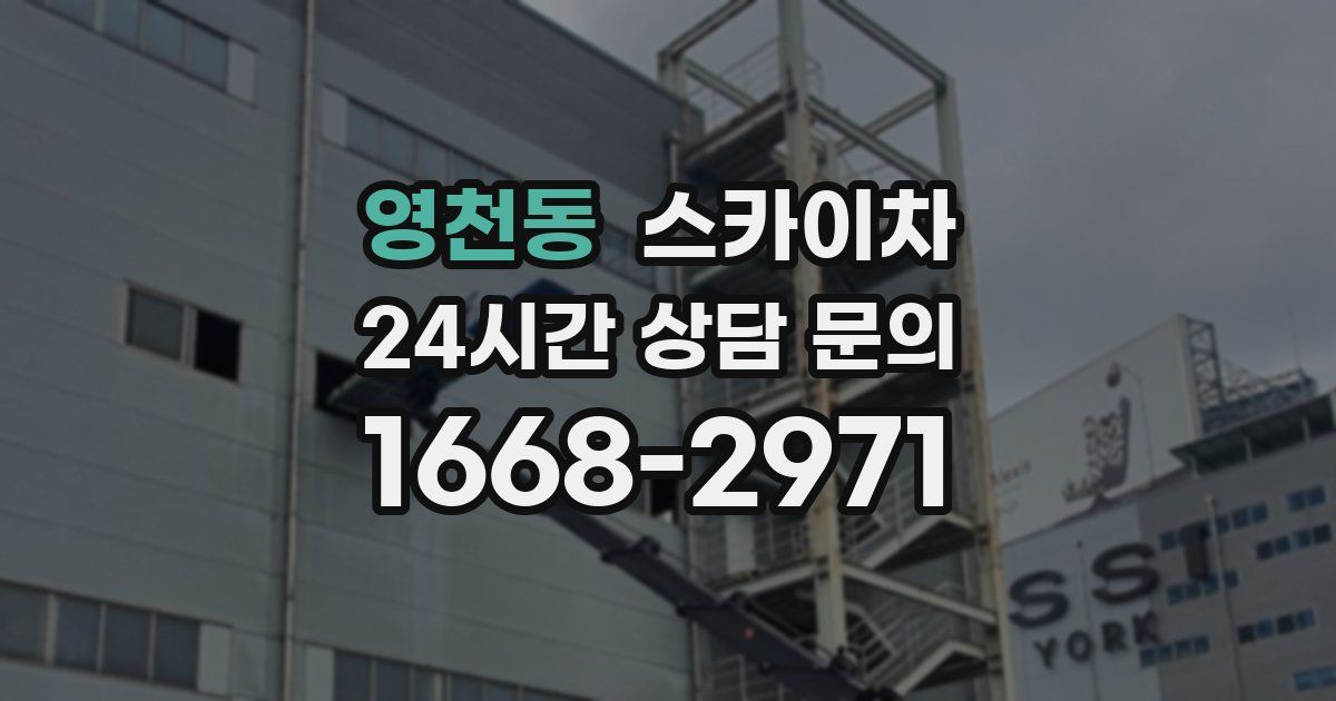 영천동 스카이차