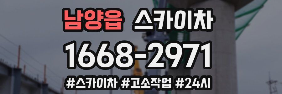 남양읍 스카이차