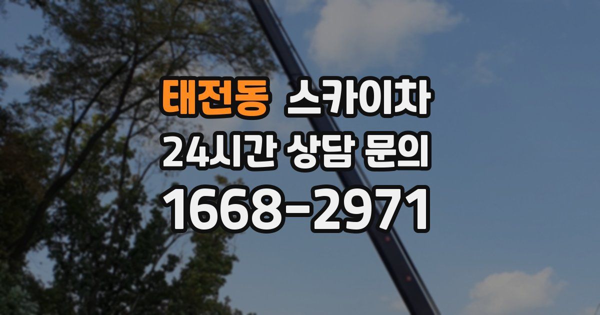 태전동 스카이차