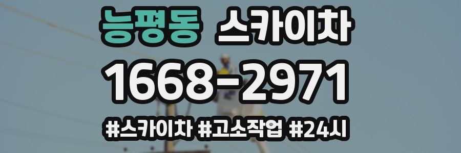 능평동 스카이차