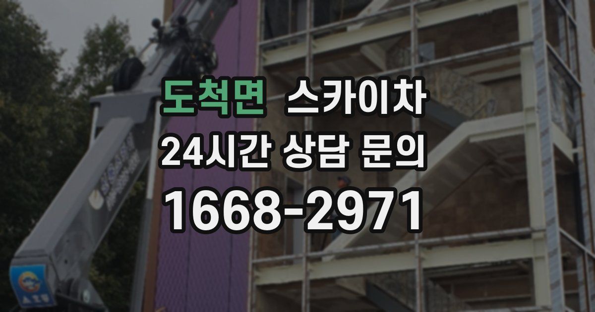 도척면 스카이차