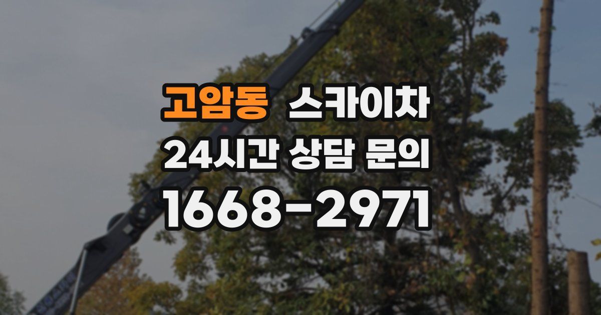 고암동 스카이차